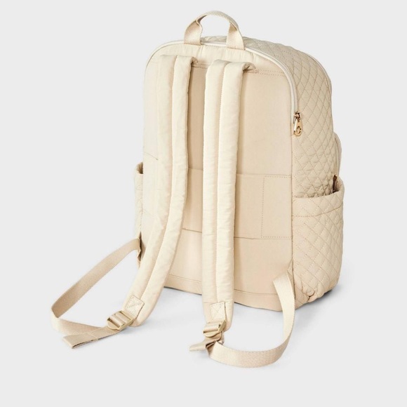 Universal Thread Quilted Tan Backpack - Picture 2 of 5